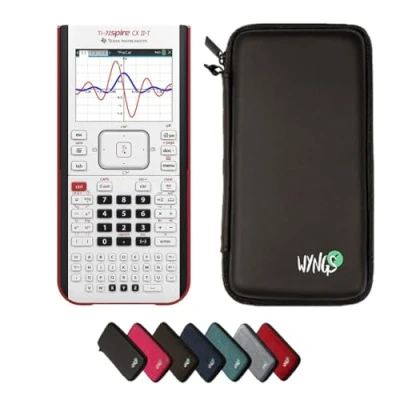 Image de CALCUSO Ensemble de Base Noir avec Calculatrice Graphique TI Nspire CX II T