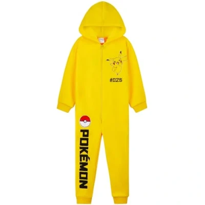 Image de Pokémon Pyjama Combinaison Enfant Pikachu Grenouillère en Polaire Combi Dracaufeu 4 14 Ans (Jaune, 9 10 Ans)