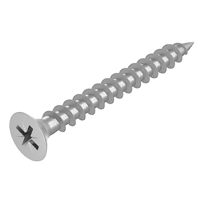 Image de SECCARO Lot de 250 vis à bois pour panneaux d&#039;aggloméré 3 x 30 mm en acier inoxydable V2A VA A2 avec filetage complet, cruciforme/PZ