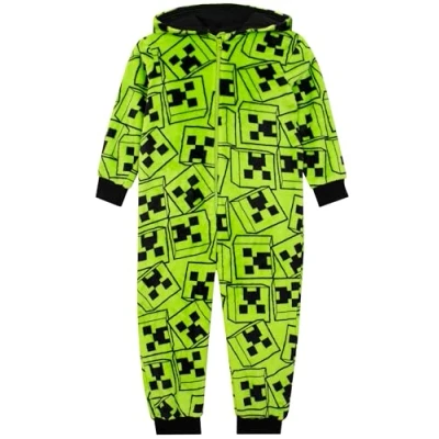 Image de Minecraft Garçons Onesie Creeper Multicolore 10 11 Ans