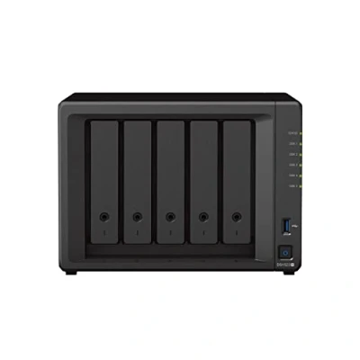 Image de Synology Solution NAS de Bureau DS1522+ 30 to à 5 Baies, préinstallée avec disques Seagate IronWolf 6 to. Noir