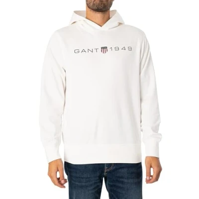 Image de GANT Printed Graphic Sweatshirt, Homme, Taille: Small, Eggshell