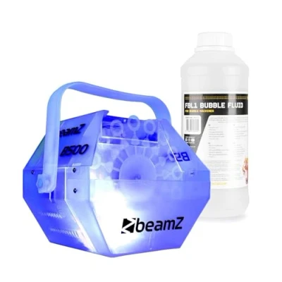 Image de Machine à bulles avec LED RGB intégrées BeamZ B500LED 1L de liquide