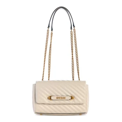 Image de Guess SELA Convertible Xbody FLAP Sac à main, Femme, Taille: One Size, Bone