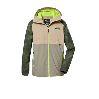 Image de killtec Boy&#039;s Kos 280 Bys Jckt Veste Fonctionnelle/veste D&#039;extérieur Avec Capuche, Sable, 140 EU