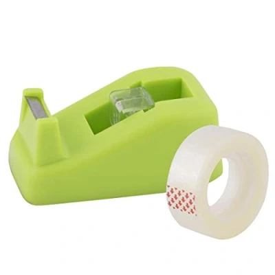 Image de D.RECT 8005 Dévidoir de ruban adhésif vert qualité supérieure Largeur du : jusqu&#039;à 19 mm, longueur 33 m Avec 1 rouleau film Tape mm x