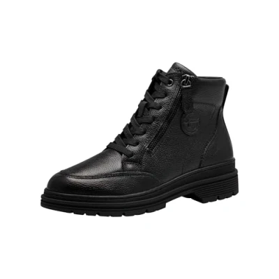 Image de Tamaris MIT Touchit Removable Bottines à lacets, Femme, Taille: 36, Black Cuir
