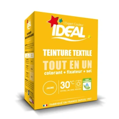 Image de Ideal Teinture Textile Tout en un 230 g Jaune