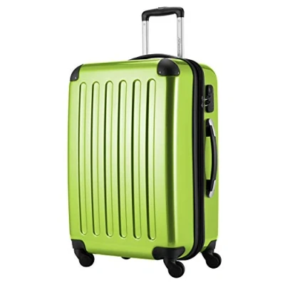 Image de HAUPTSTADTKOFFER Alex Bagage Rigide Valise Moyenne, Trolley avec 4 Roues multidirectionnelles, 65 cm, 74 litres, Pomme Verte