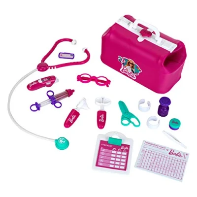 Image de Theo Klein 4601 Barbie Trousse de Médecin avec Accessoires Thermomètre à Fonction Sonore et Lumineuse Jouet pour Enfants Partir 3 ans