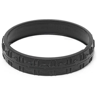Image de Zodiac Pneu Avant pour Robots Nettoyeurs de Piscine Vortex 2WD, Noir, R0636201