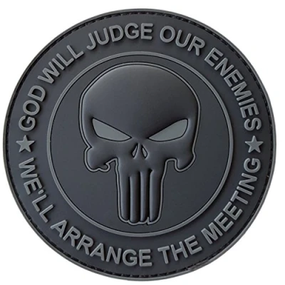 Image de God Will Judge Our Enemies PVC Patch (Blackout Subdued)