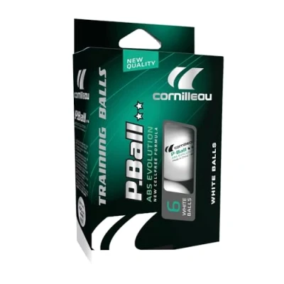 Image de Cornilleau Balles de ping Pong 2 étoiles Pack 6 Utilisation régulière P Ball ABS Evolution 2** X6