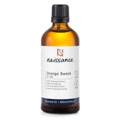 Image de Naissance Huile Essentielle D’Orange Douce (No. 105) 100ml Pure, Naturelle, Végan, Non Dilué Pour Aromathérapie, Diffuseur, Humidificateur, Mélange Massage Arôme Apaisant