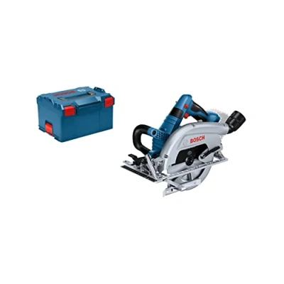 Image de Bosch Professional BITURBO scie circulaire sans fil GKS 18V 70 L (avec lame du côté gauche, capacité de coupe mm, puissance 1 800 W, scie, dans BOXX)