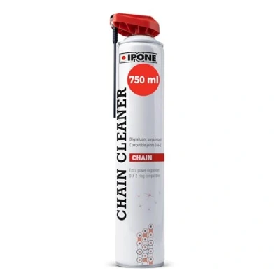 Image de IPONE Dégraissant Chaine Moto Chain Cleaner Diffuseur Multi positions 750 ml Efficace Contre les Graisses Plus Tenaces Nettoie et Fait Briller Pulvérisation Puissante