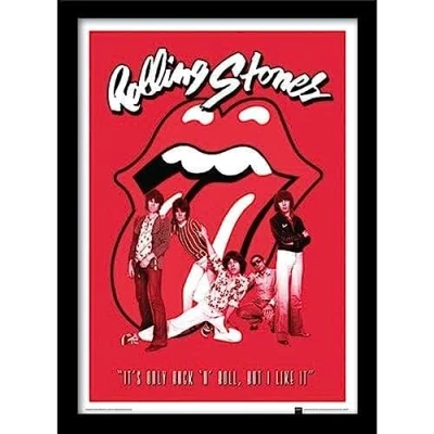 Image de Rolling Stones (It&#039;s Only Rock n Roll 30 x 40cm Impression encadrée