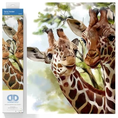 Image de DIAMOND DOTZ DD8.017 Peinture, kit débutant, Toile Polyester, Grand et Tendre, DD8, Intermediate