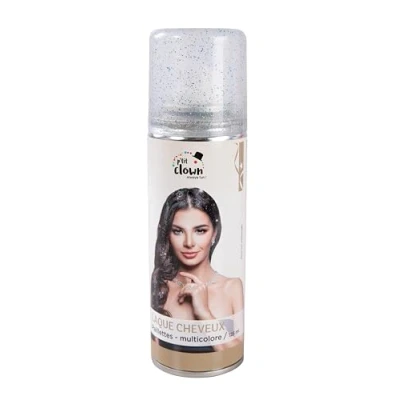 Image de P&#039;TIT CLOWN 72522 Spray laque cheveux à paillettes 125 ml multicolore