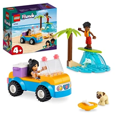 Image de LEGO 41725 Friends Strandbuggy Plezier Speelgoed AUTO SET Blocs de construction pour enfants, Taille: One Size, Multi coloured
