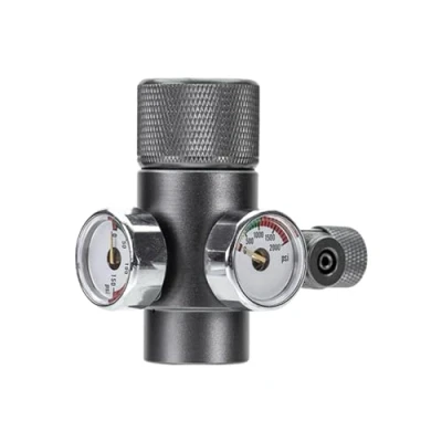 Image de Régulateur de CO2 D&#039;aquarium,Manomètre pour Réservoir Poisson Simple/Double,Pression Réglable Système Plantes Aquatiques