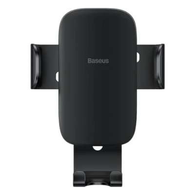 Image de Baseus Metal Age II Support de téléphone pour voiture Grille ventilation Noir Aluminium