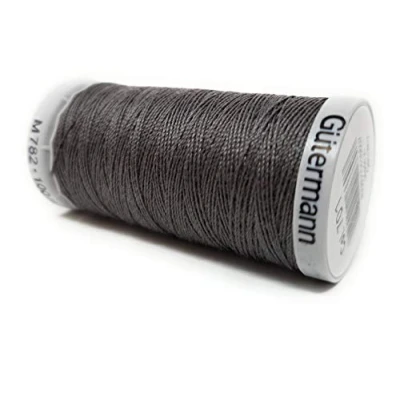 Image de Gütermann Fil à coudre, extra résistant, en polyester, 100 m, pour machine indéchirable et anti UV, gris