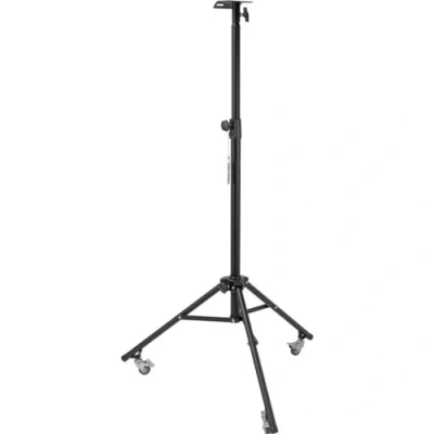 Image de Brennenstuhl Trépied Roll MT 180/Pied télescopique (hauteur réglable à 1,80m, pieds rabattable, utilisable avec ou sans roulettes, support fixation et 1 set visserie fournis) 1170310020 Grand Noir
