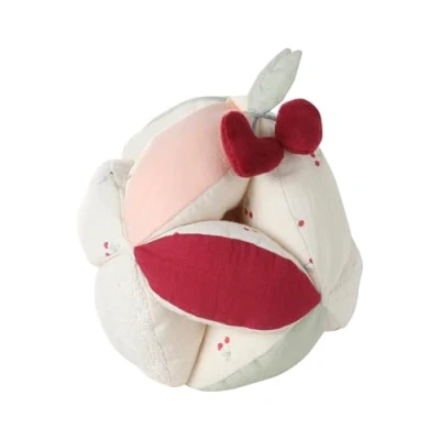 Image de VERTBAUDET Balle d&#039;éveil sensorielle Cherry écru TU