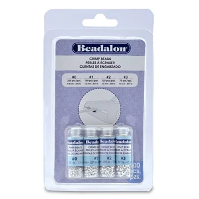 Image de Sertir les formats d&#039;emballages de variété perle 0 #, 1 2 3 # 600/Pkg argent plaqué