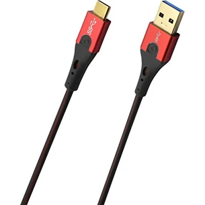Image de Oehlbach USB Evolution C3 Câble type A (M) pour C reversible 3.1 3 m rouge