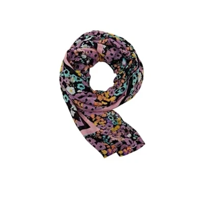 Image de Esprit Leichter MIT Print Écharpe tube, Femme, Taille: One Size, Navy