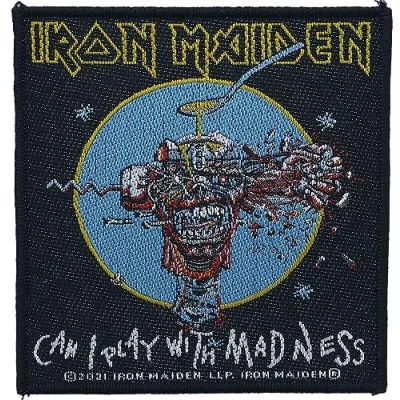Image de Iron Maiden Can I Play With Madness Unisexe Patch multicolore 100% Polyester