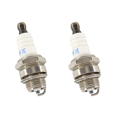 Image de HURI Lot de 2 Bougies d&#039;allumage pour Timbertech MS 2TL 52 débroussailleuse 3PS 52ccm
