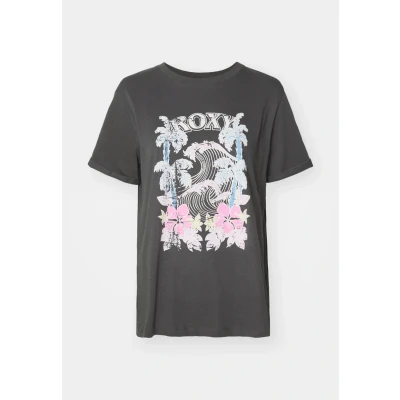 Image de Roxy Oceanregular Poster Tshirt imprimé, Femme, Taille: Small, Tarmac