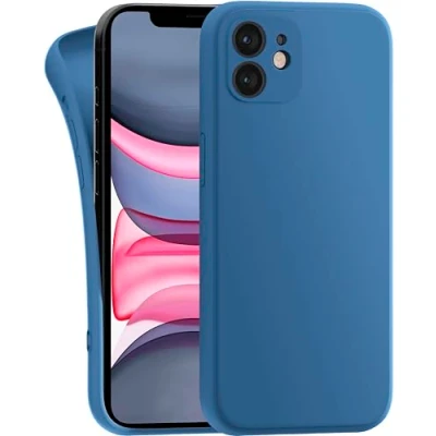 Image de MyGadget Coque Compatible avec Apple iPhone 11 Case TPU Souple &amp; Soft Cover Protection Extra Fine Légère Étui Coloré Anti Choc et Rayures Bleu foncé