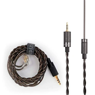 Image de HIDIZS BL2.5 Câble d&#039;écouteurs équilibré amovible, prise de 2.5 mm, cordon audio rechange pour casque,Câble IEM à 2 broches 0.78 mm MS4 MS2 MS1 KZ ES4 ZSR ZST ED16 ZS10 TFZ TRN (2.5 mm)