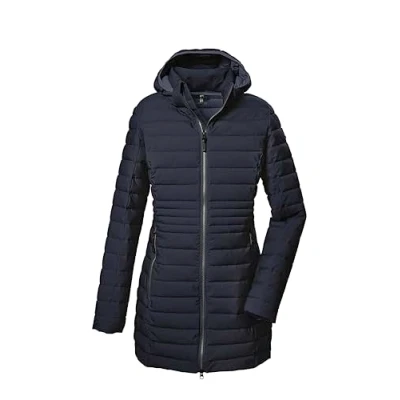 Image de Killtec Funktions MIT Abzippbarer Kapuze Bacarya Parka, Femme, Taille: 42, Dunkelnavy