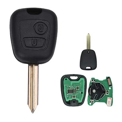 Image de LAKAMODO Clé complète Vierge avec électronique à Programmer pour Citroen Saxo Xsara Picasso Berlingo Peugeot Partner Expert Boxer
