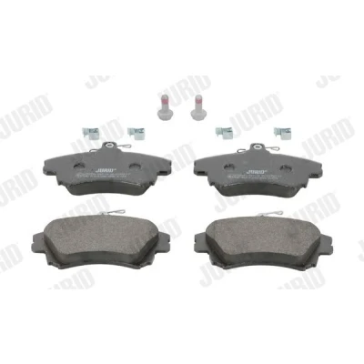Image de JURID 573039J Jeu de plaquettes frein avec indicateur d&#039;usure accessoires VOLVO: V40 Break, S40 I, MITSUBISHI: COLT 6, Carisma 5 portes
