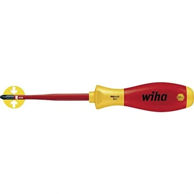 Image de Tournevis SlimFix SoftFinish® WIHA PZ1 x80mm VDE GS