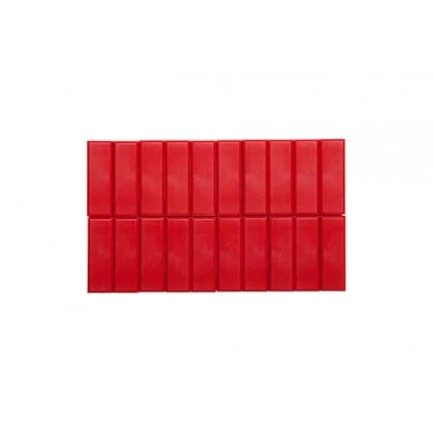 Image de MAUL aimants à facettes (20 pièces) MAULpro 53x18x10 mm Aimant en Plastique puissants pour Tableau Blanc magnetique Idéal Le Bureau et l&#039;atelier Bleu