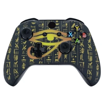 Image de eXtremeRate Coque Avant de Remplacement pour Xbox One S/X Manette, avec Motifs Manette (Modèle 1708), l&#039;oeil Sagesse