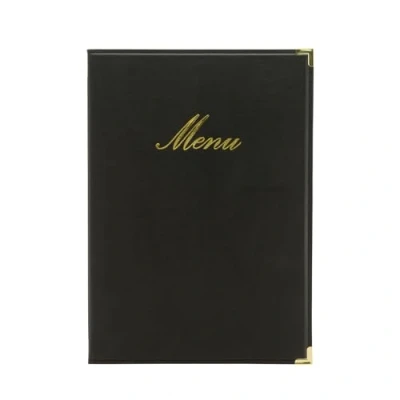 Image de Securit protège menu classique A4 noir