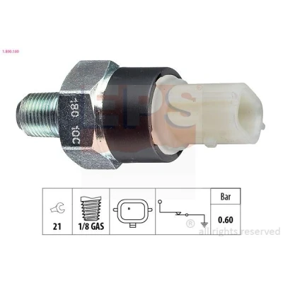 Image de EPS 1.800.180 Sonde De Pression d&#039;Huile 1/8 GAS 1 Made in Italy OE Equivalent RENAULT: Clio 3, MEGANE 4, DACIA: Duster SUV, SANDERO 2