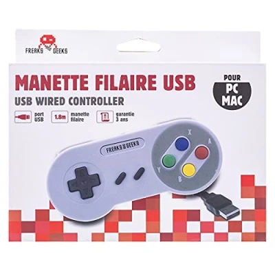 Image de Manette de Jeu en forme SNES USB pour PC/MAC