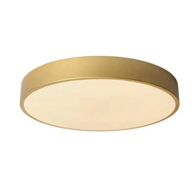 Image de Lucide Unar plafonnier Ø 39,5 x 5 cm 24W LED gradable incl 3 niveaux de gradation or mat