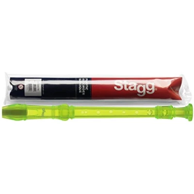 Image de Stagg REC BAR/TGR Flûte à bec Plast soprano Vert Transparent