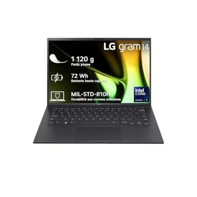 Image de Ordinateur portable LG Electronics gram 14Z90S G.AP78F Intel Core Ultra 7 16 Go RAM 1 To SSD