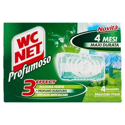 Image de WC NET 4 Comprimés Pièces De Montagne Produits Bain Frais